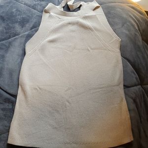 Ann Taylor cream Medium tank top sweater